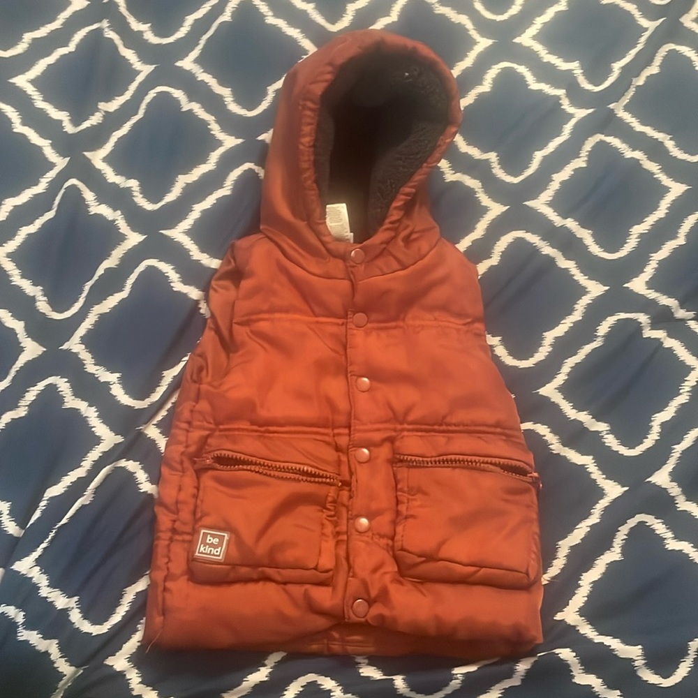 3T burnt orange vest